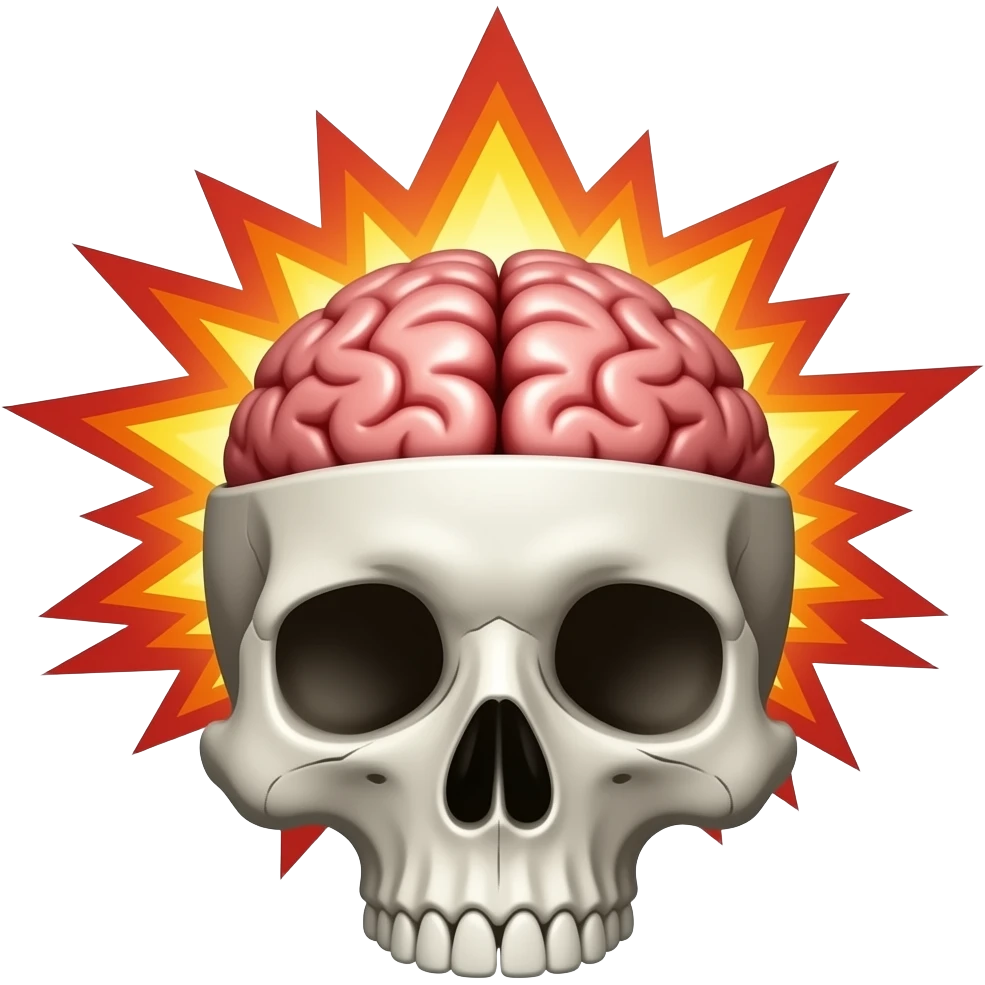 💀+🤯 emoji