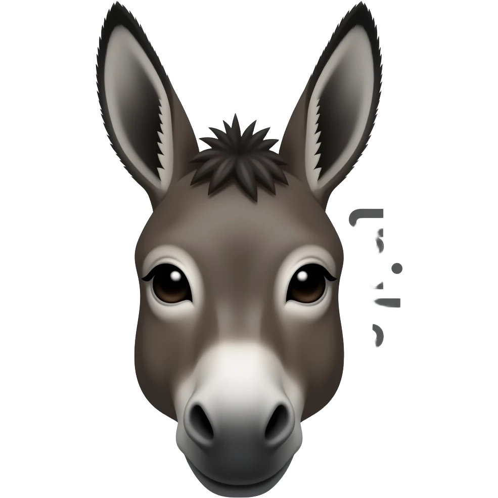 Donkey head with name Blame D emoji