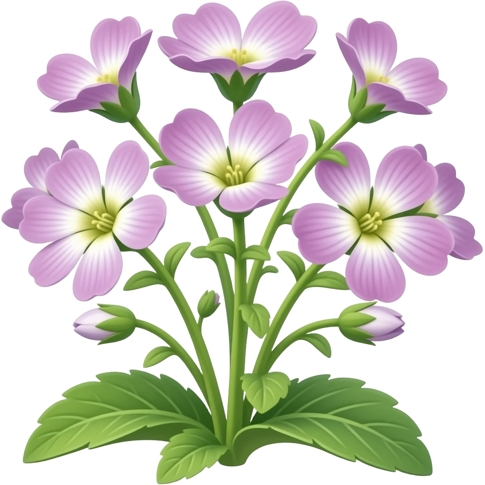 нарисуй цветы asperugo procumbens emoji