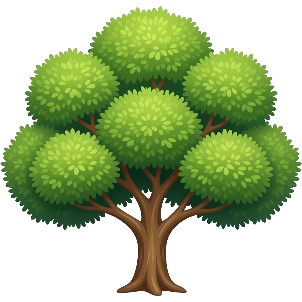 Acacia tree emoji