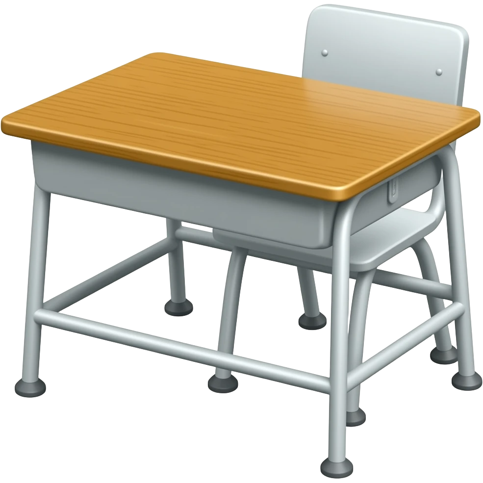 school table (only table, no chair) emoji