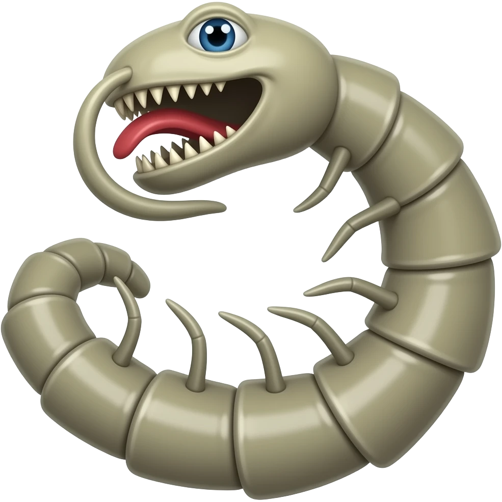 Human centipede emoji