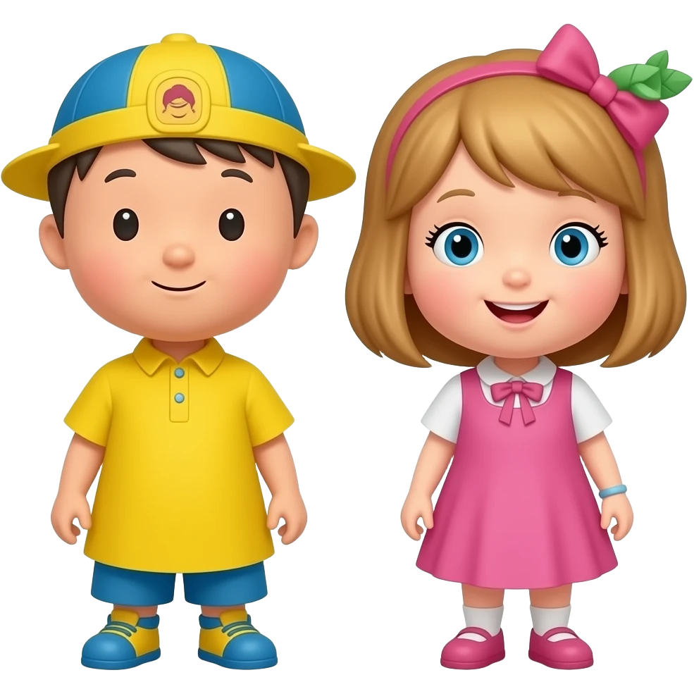 Caillou and rosie emoji