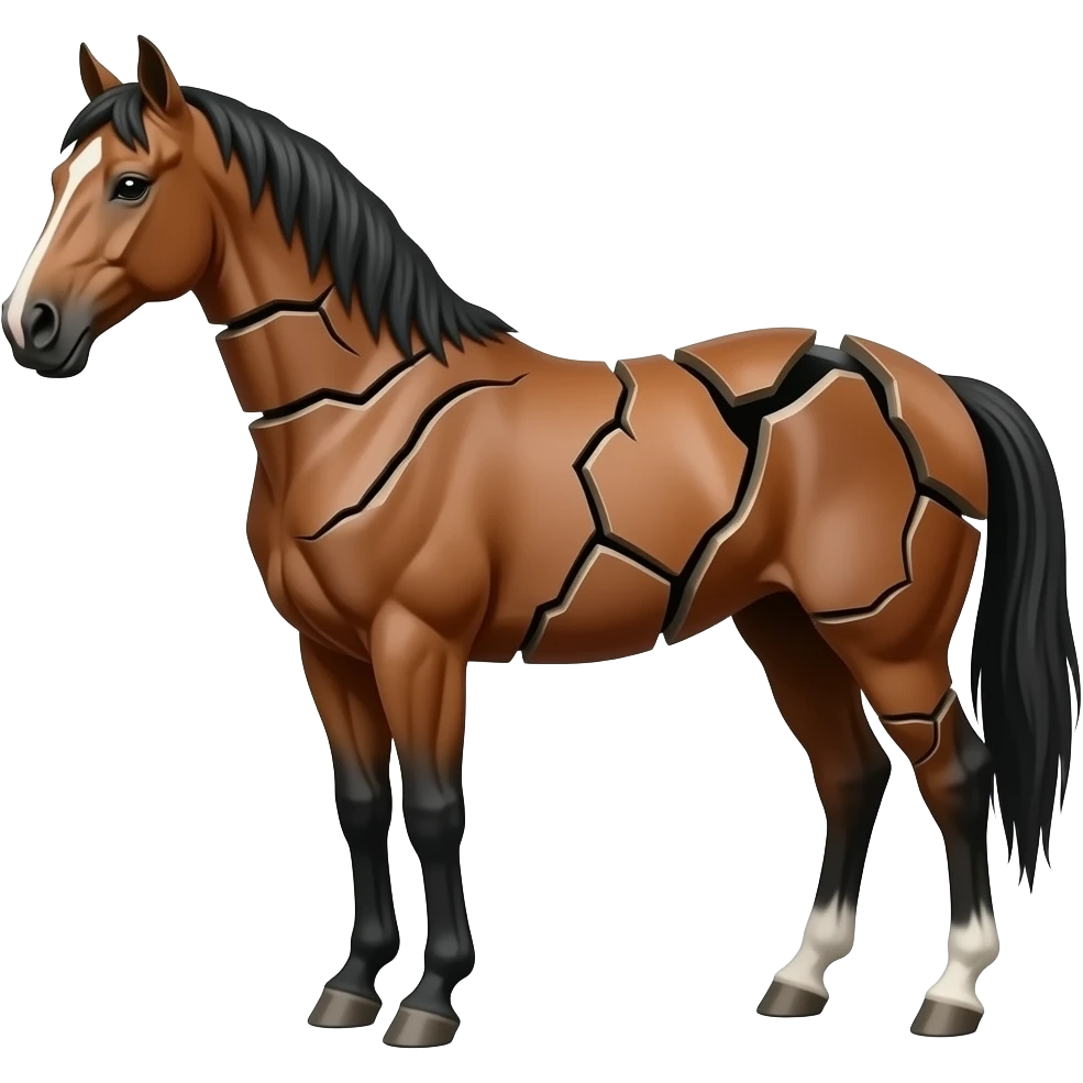 broke horse emoji