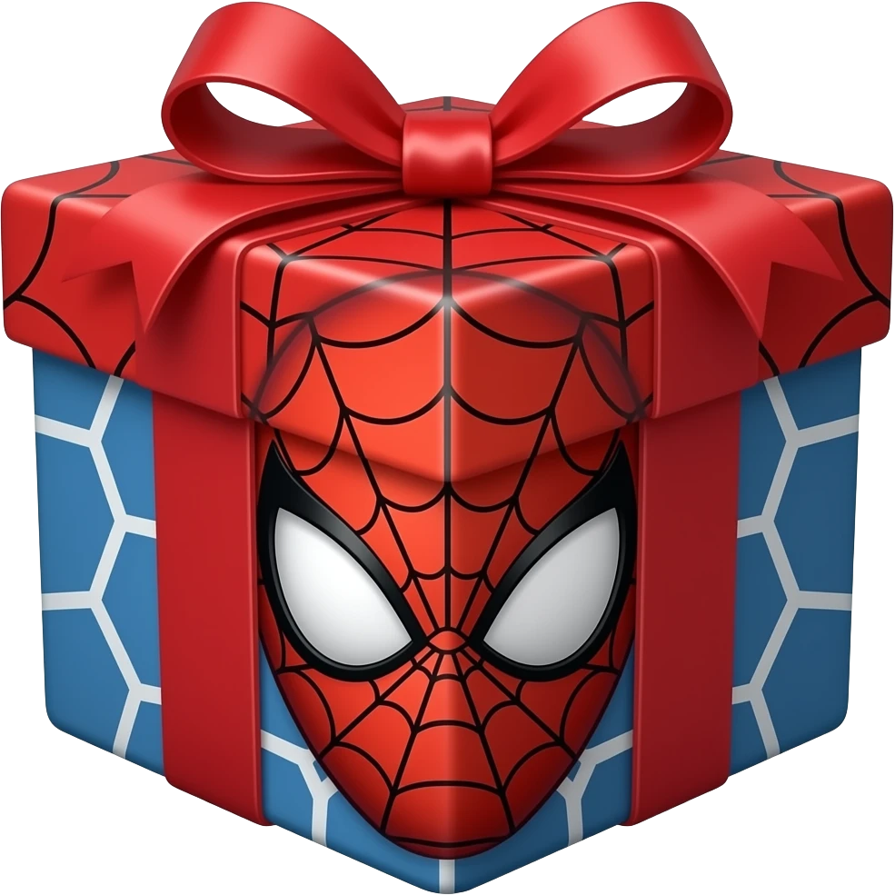 spiderman gift  BOX emoji