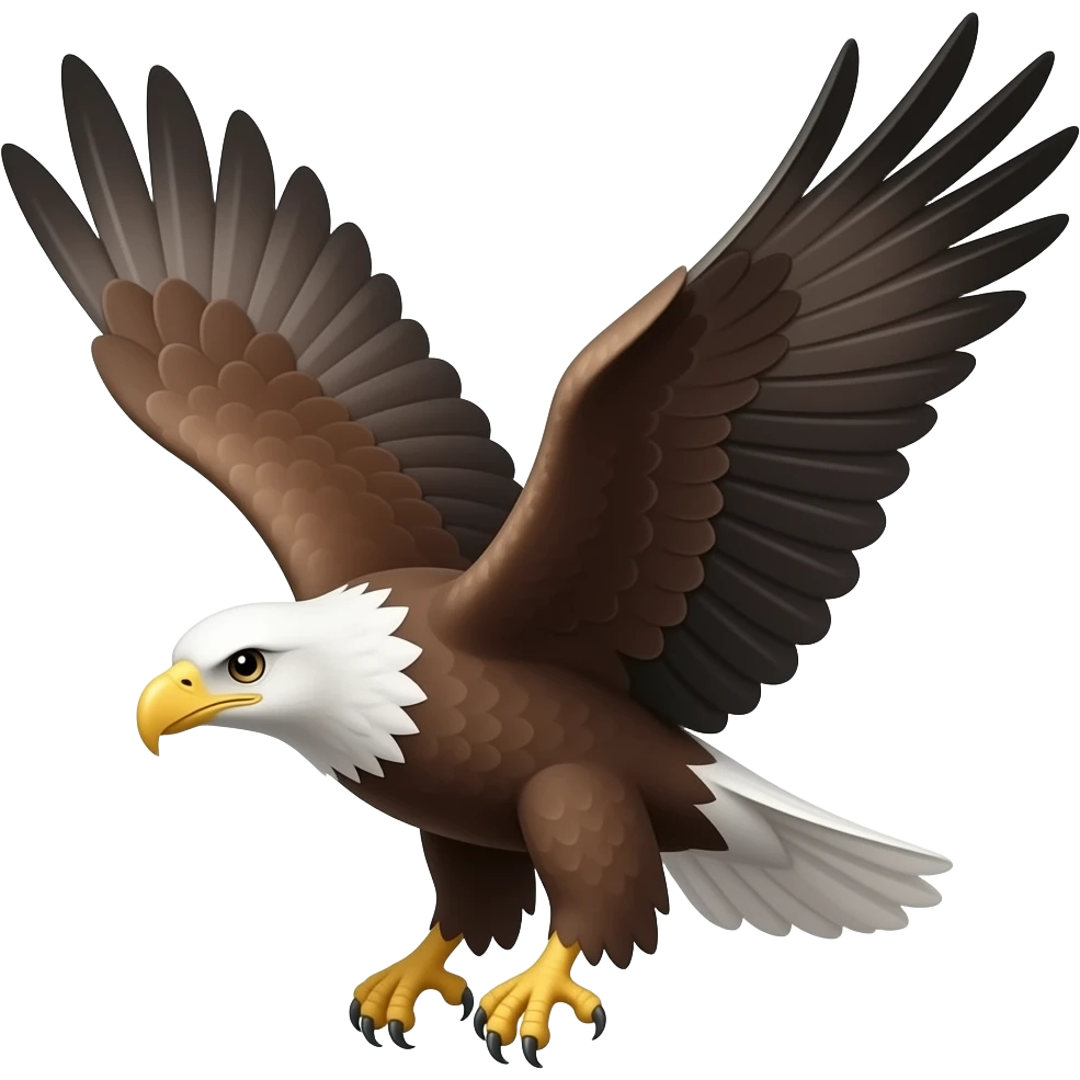 Aigle volant emoji