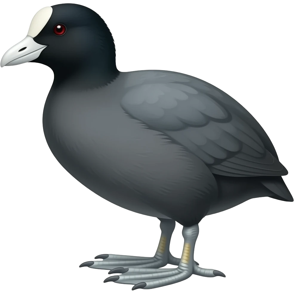 coot bird emoji