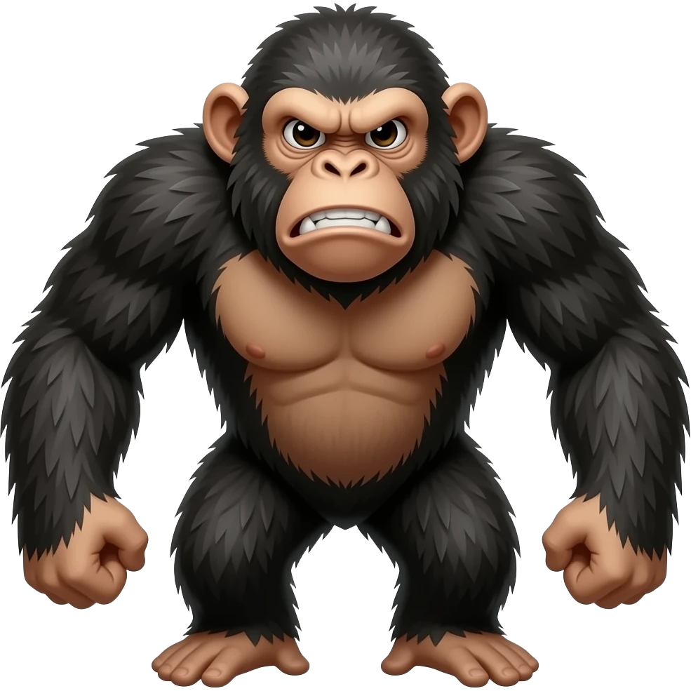 chimpanche enojado emoji