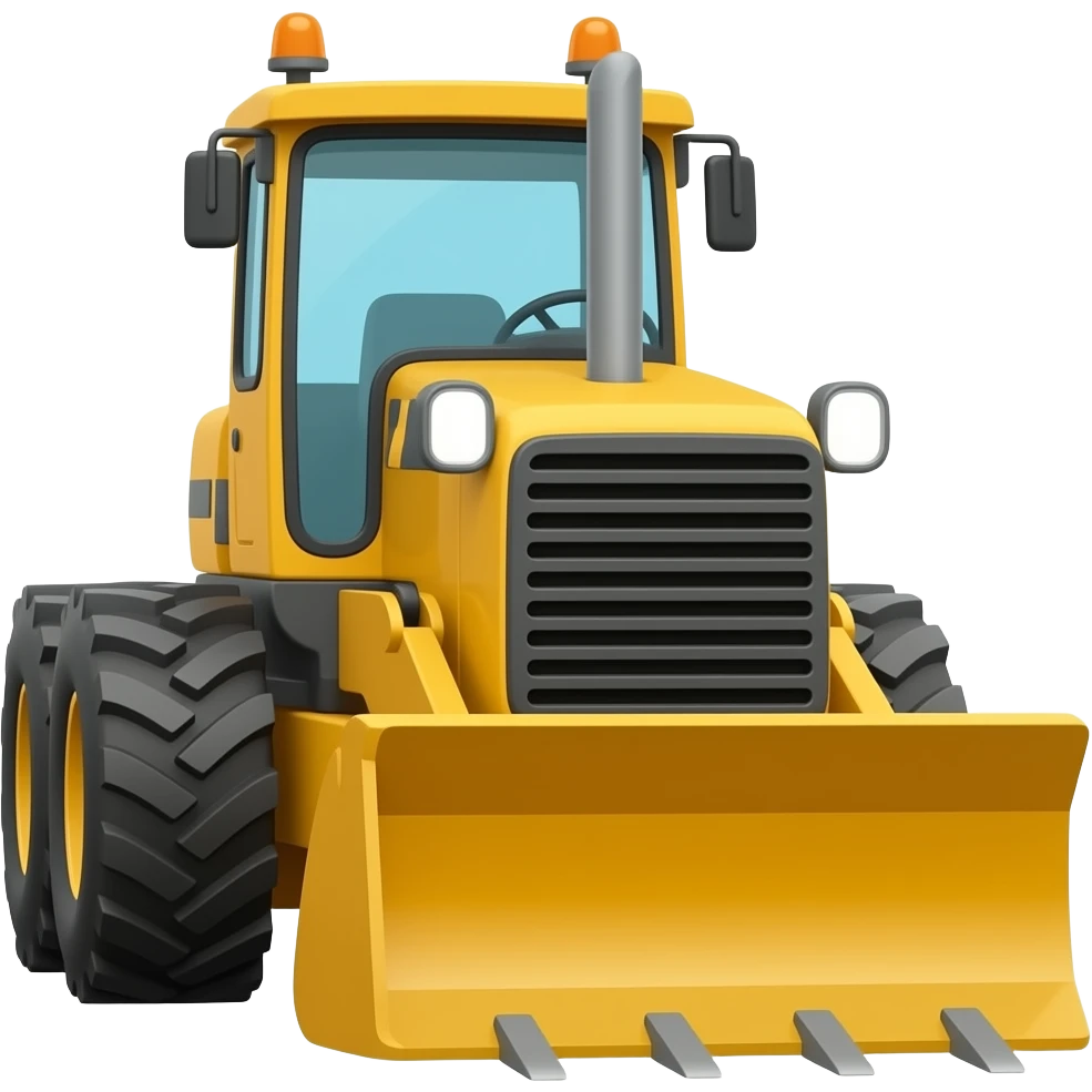 Motor grader emoji