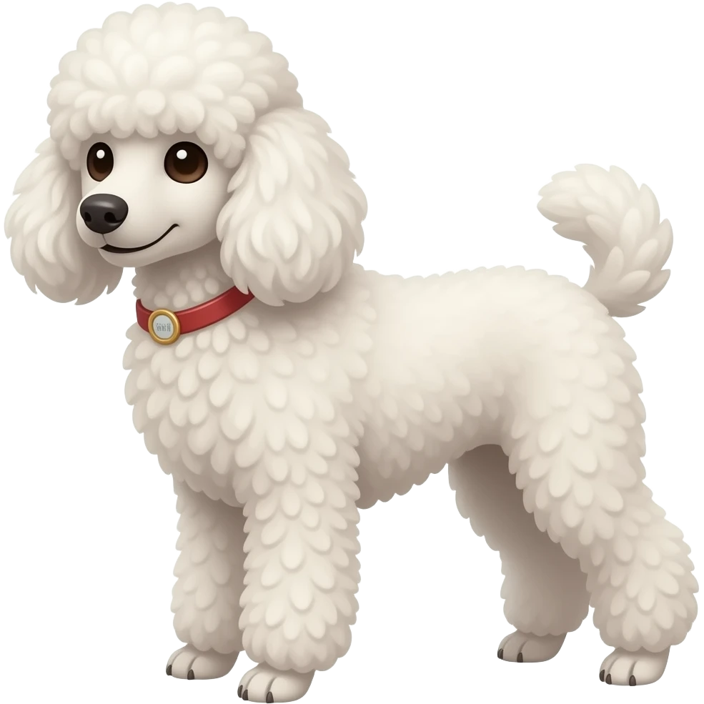 Poodle emoji