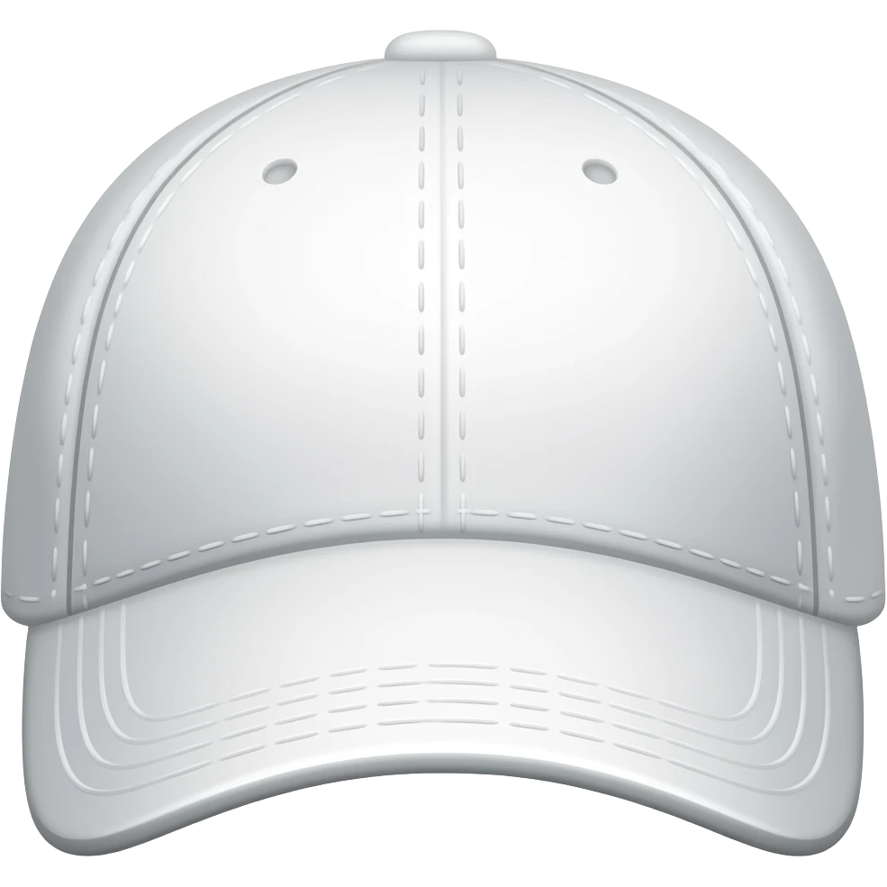 White Baseball Cap emoji