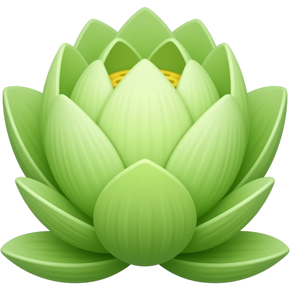 Green Lotus emoji