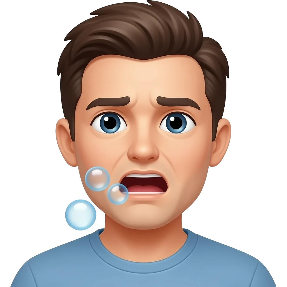 hiccup bubbles emoji