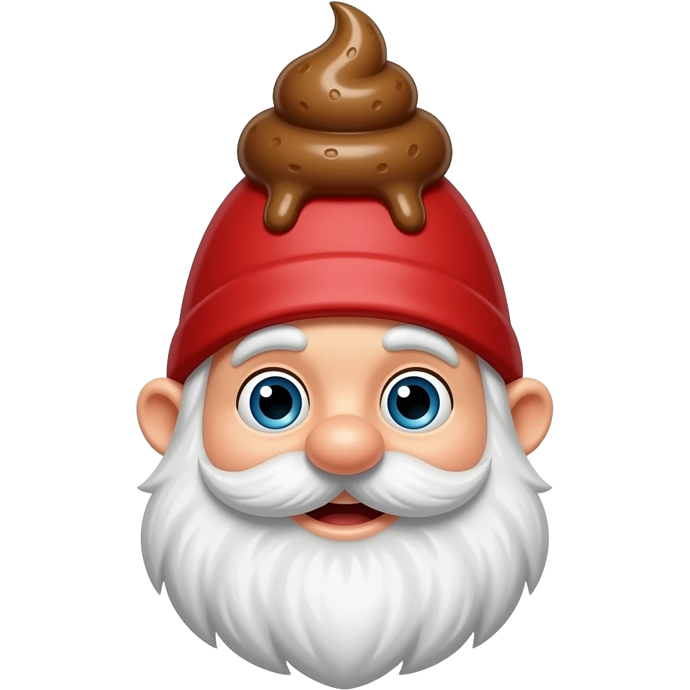 гном с говном на голове emoji