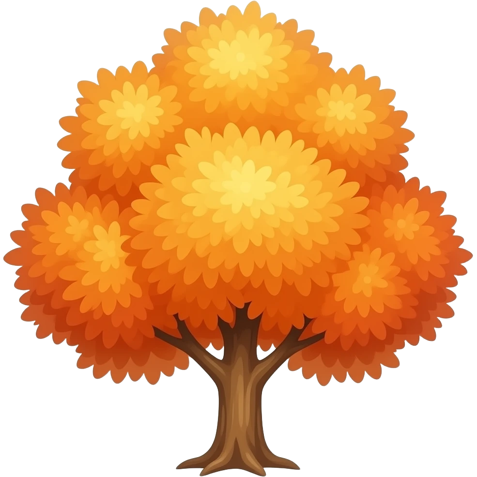 Maple tree emoji