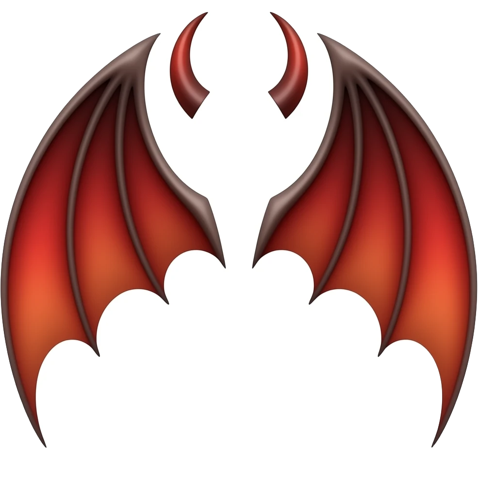 Devil wings emoji