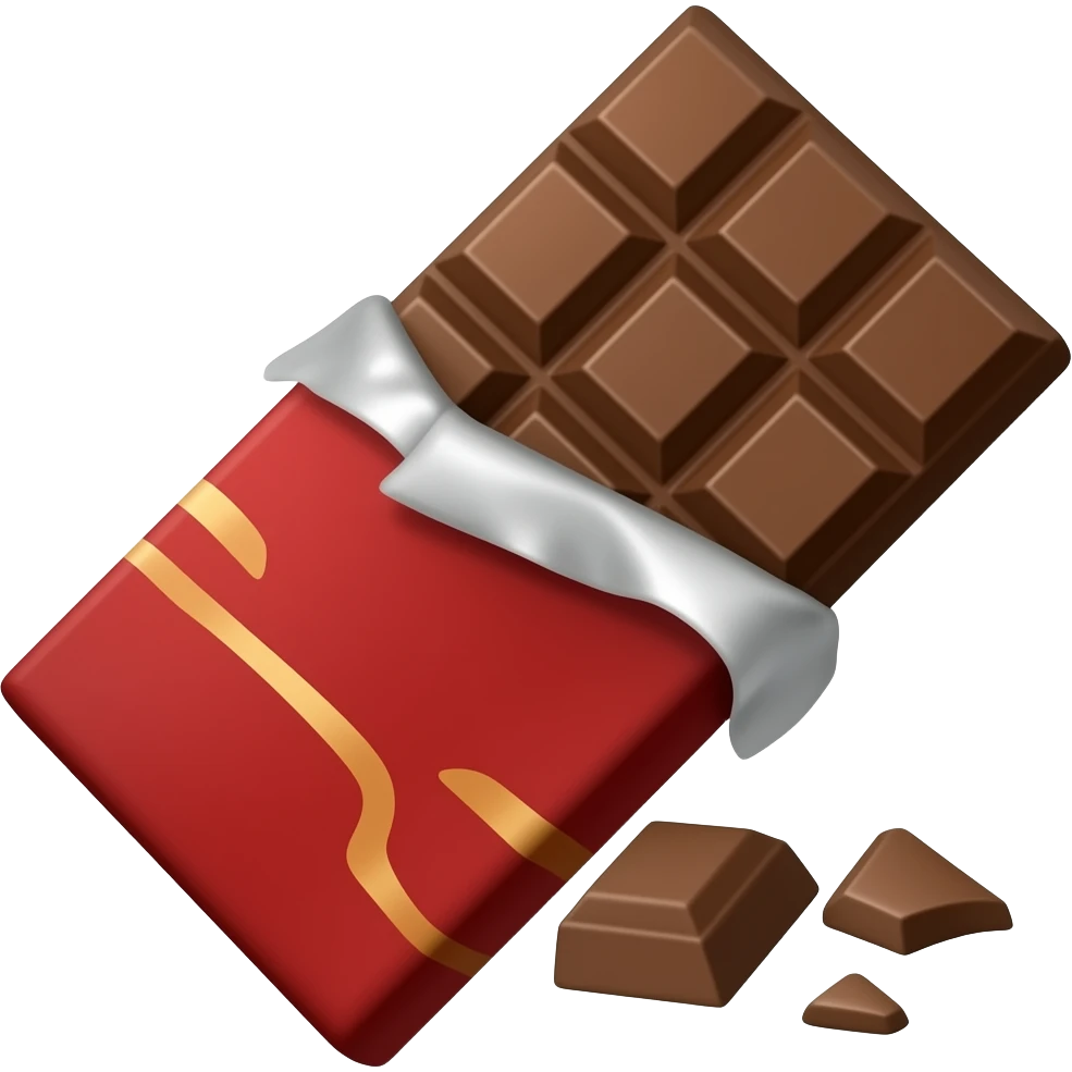 Barra de Chocolate emoji