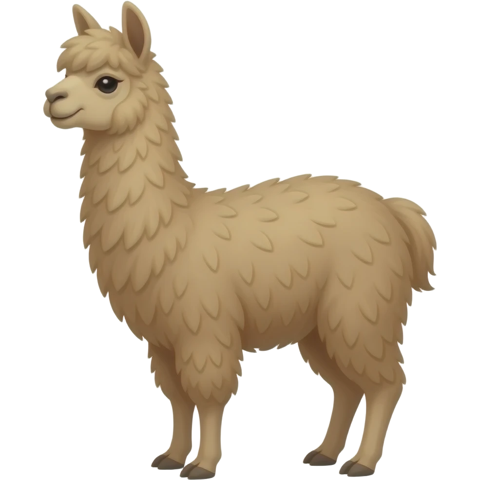 a Llama emoji