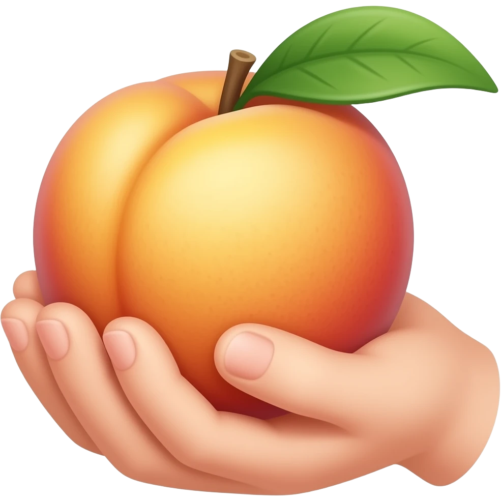 🍑👐 emoji