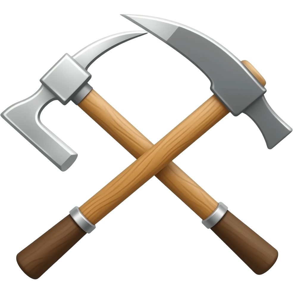 pickaxe emoji