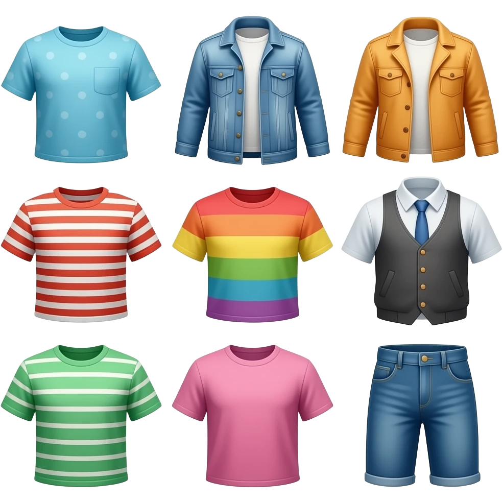 clothes emoji