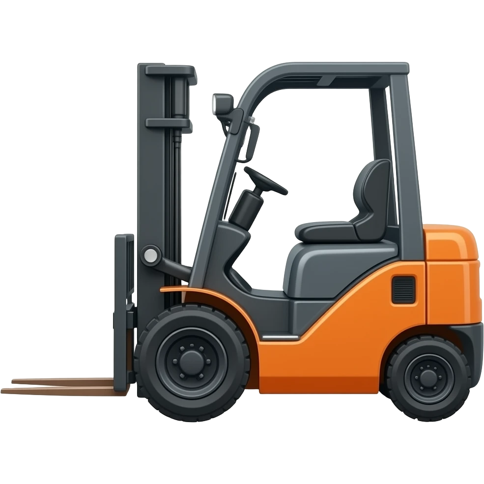 forklift orange emoji