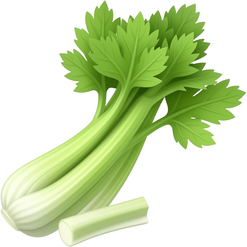 realistic celery emoji