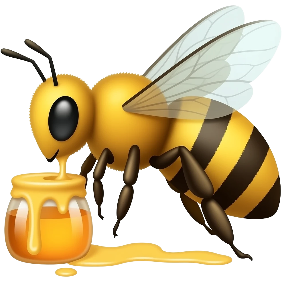 🐝 + 🍯 emoji