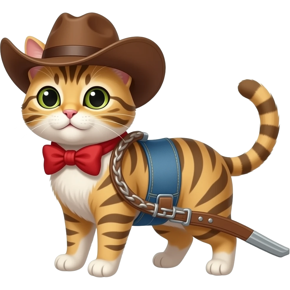 cowboy cat emoji