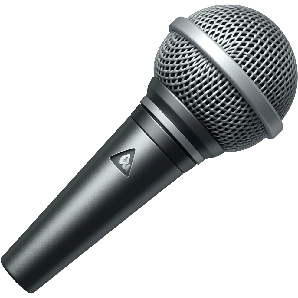 Microphone emoji