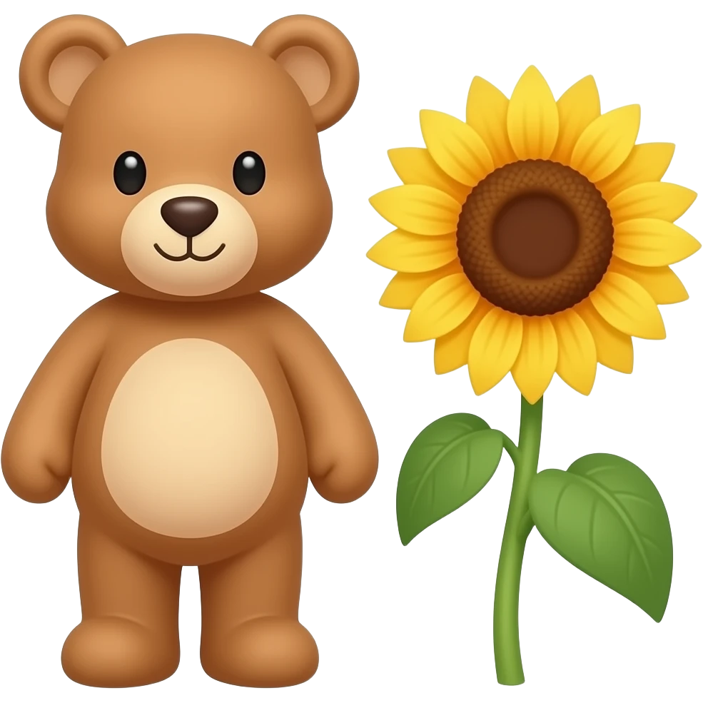🧸🌻 emoji
