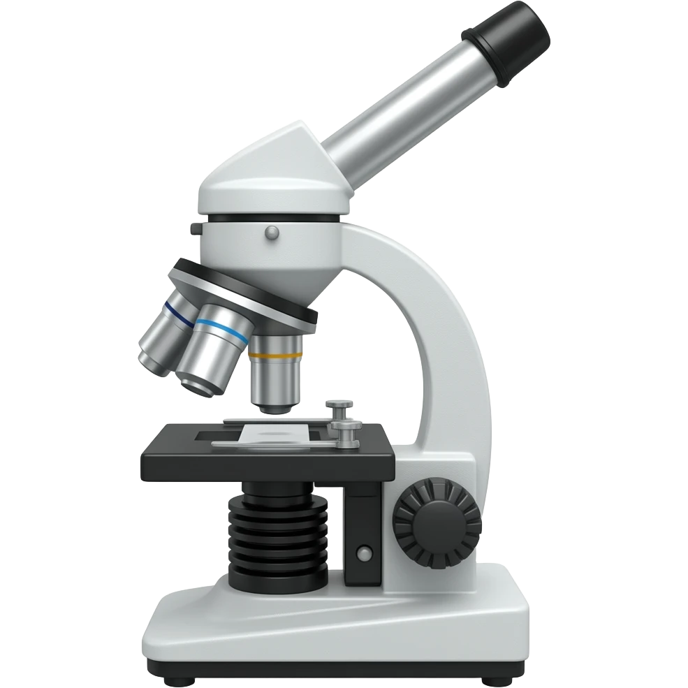 The microscope emoji