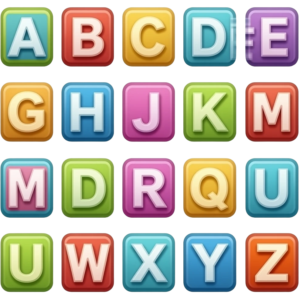 alphabet emoji