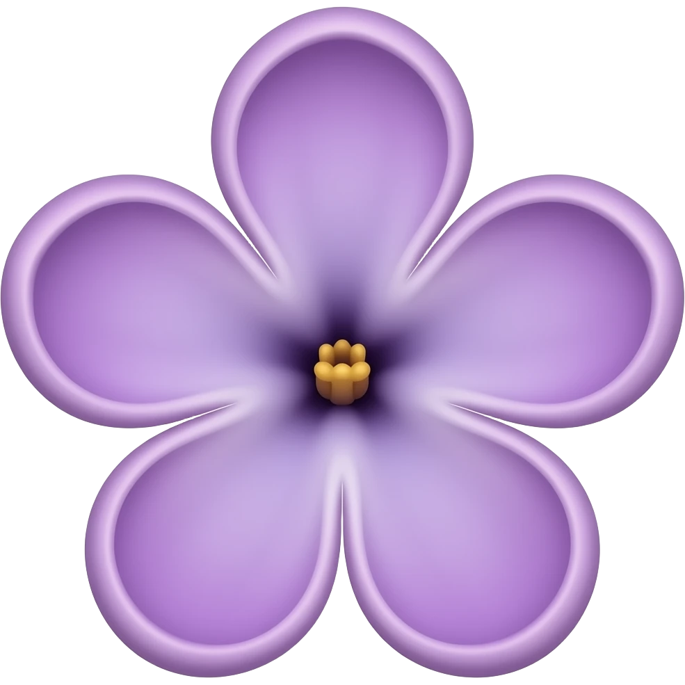 purple lilac emoji