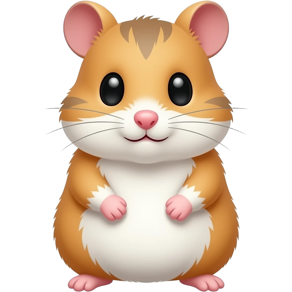 Hamster tatlı emoji