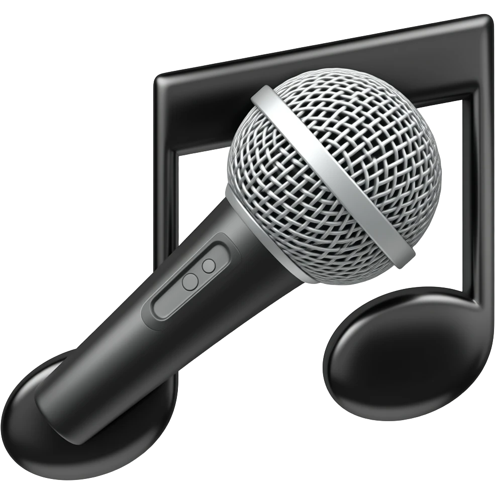 🎤🎵 emoji