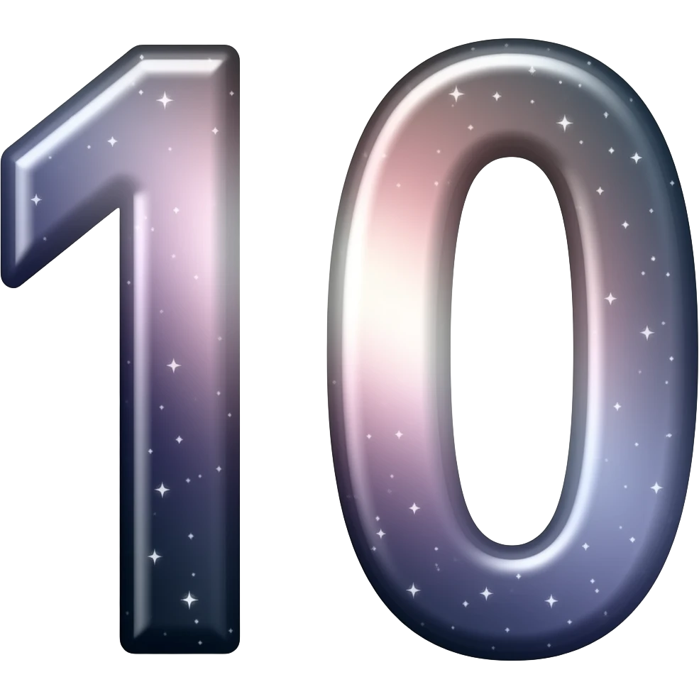 10 number cosmic emoji