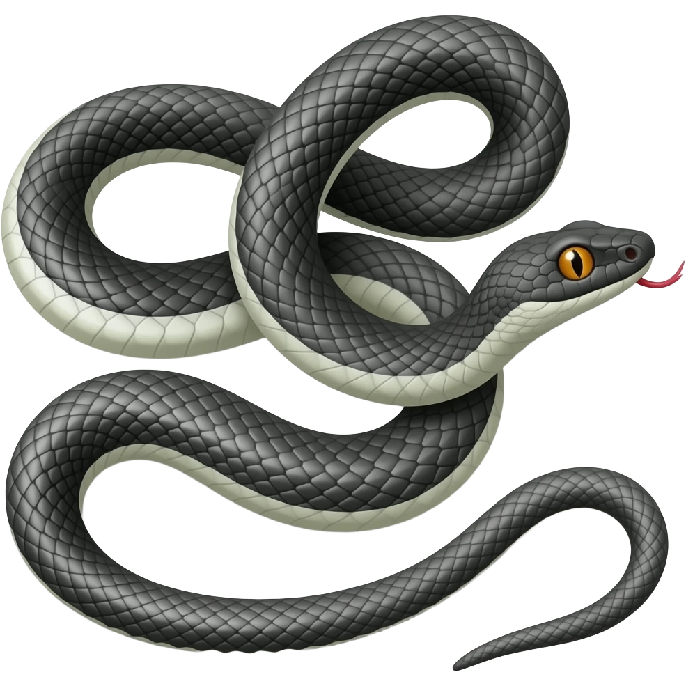 Black snake emoji