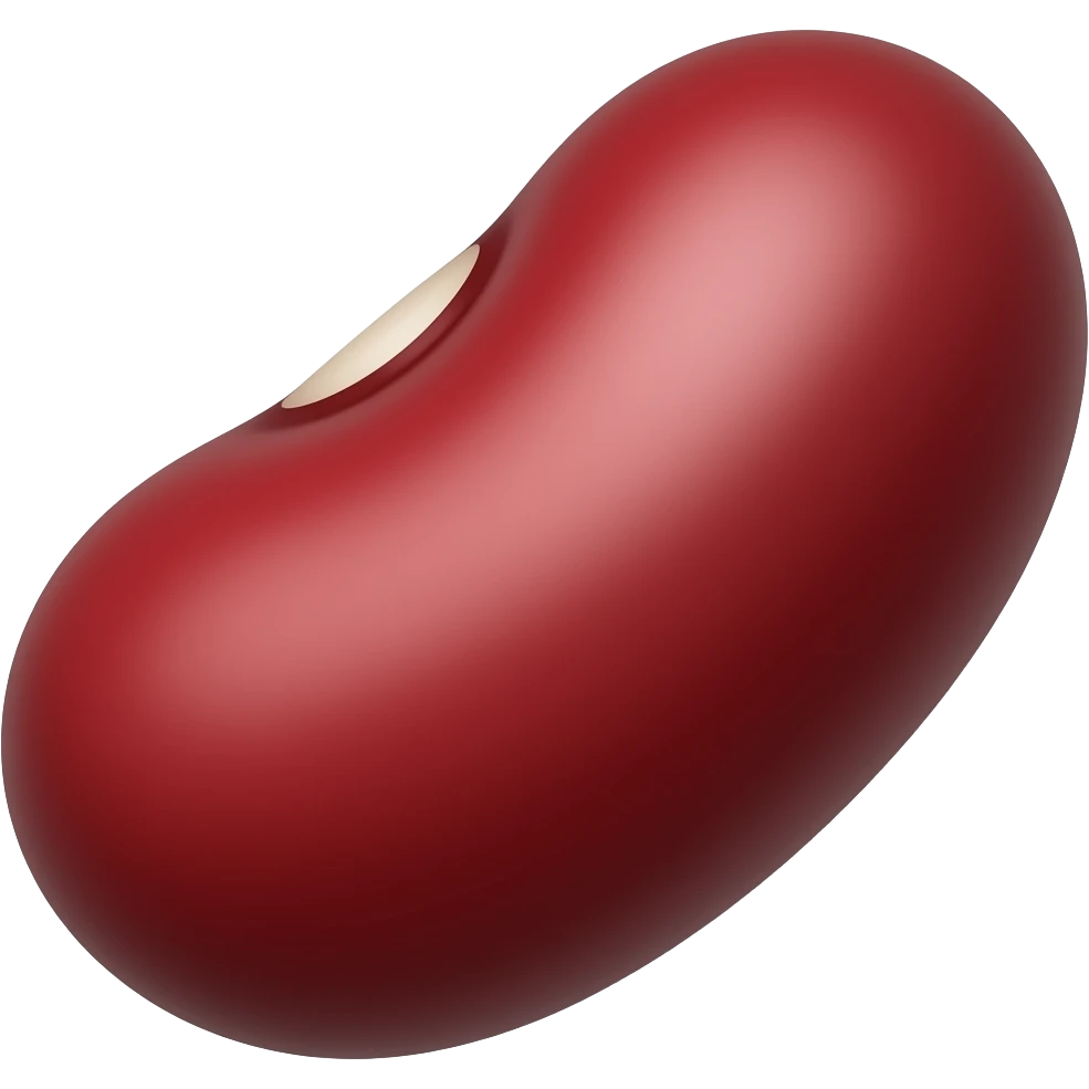 red beans emoji