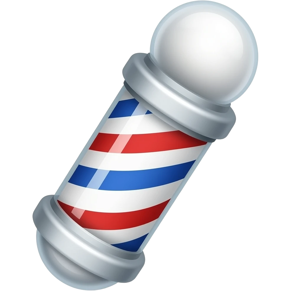 barber pole emoji