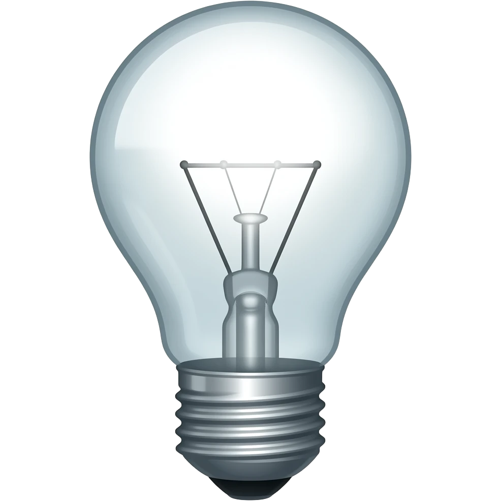 bulb emoji
