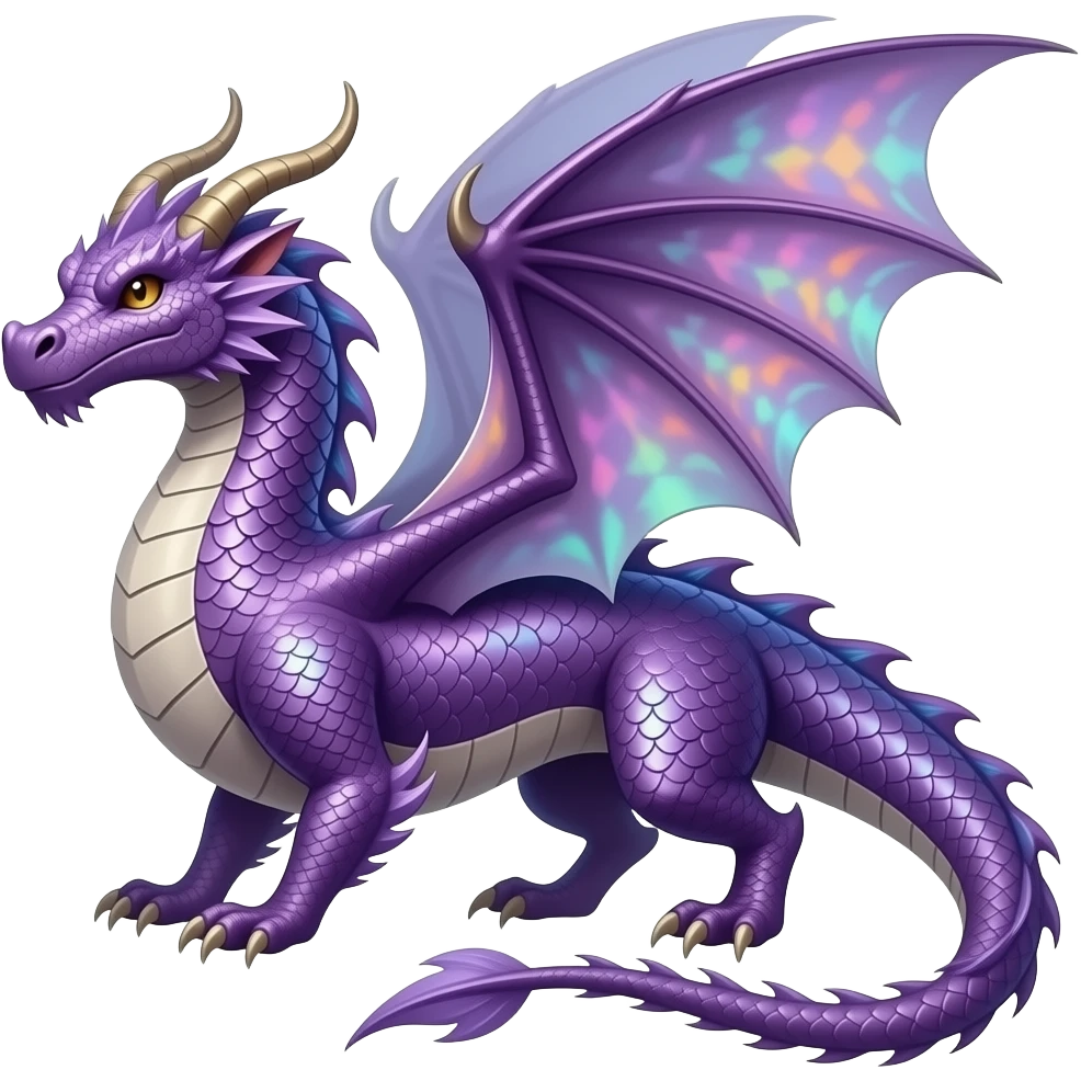 Dragon Purple emoji