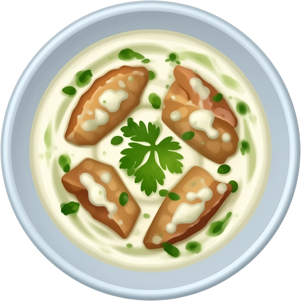 A dish of Kolkata it's name " Doi Katla " it's look like bengali fish ringh piece with curd gravy emoji