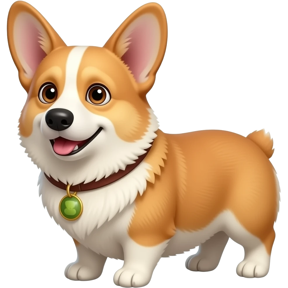 Corgi as shrek emoji