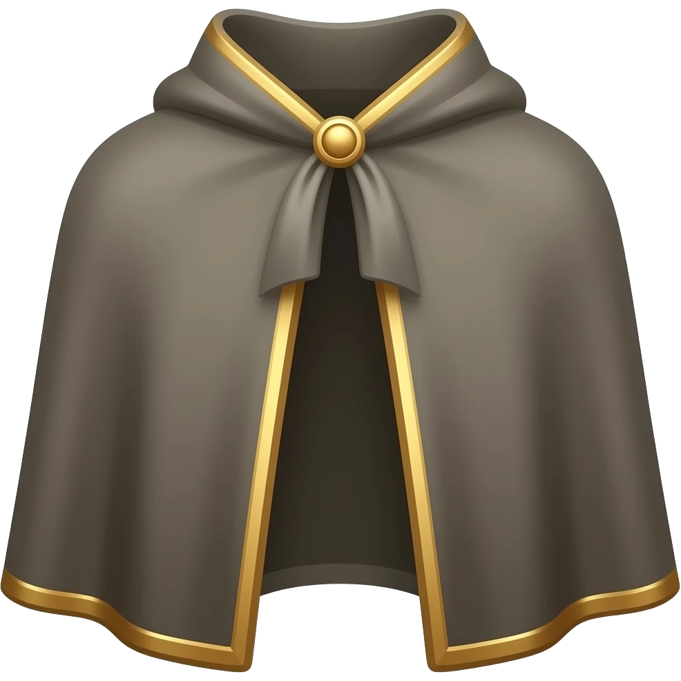 Flat cloack emoji