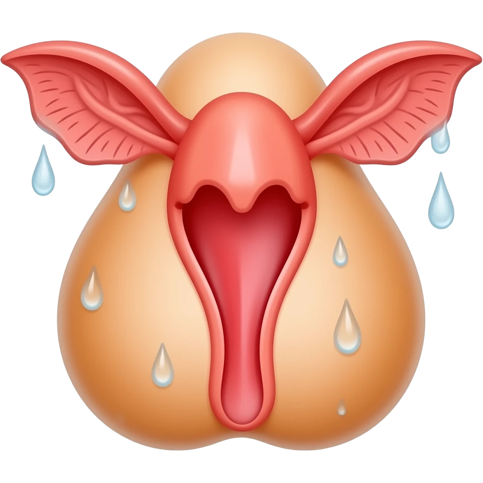 Wet vegina emoji