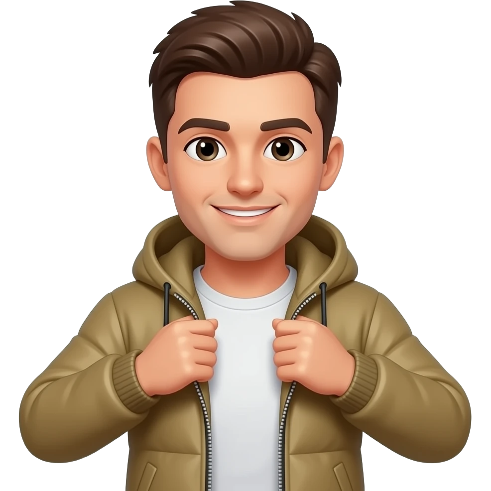 a person gets dressed emoji