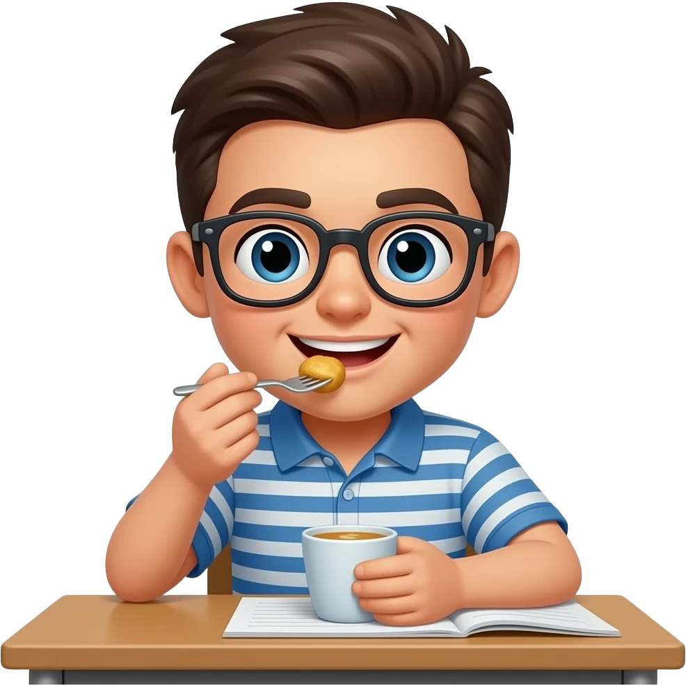 Кушет на уроке emoji