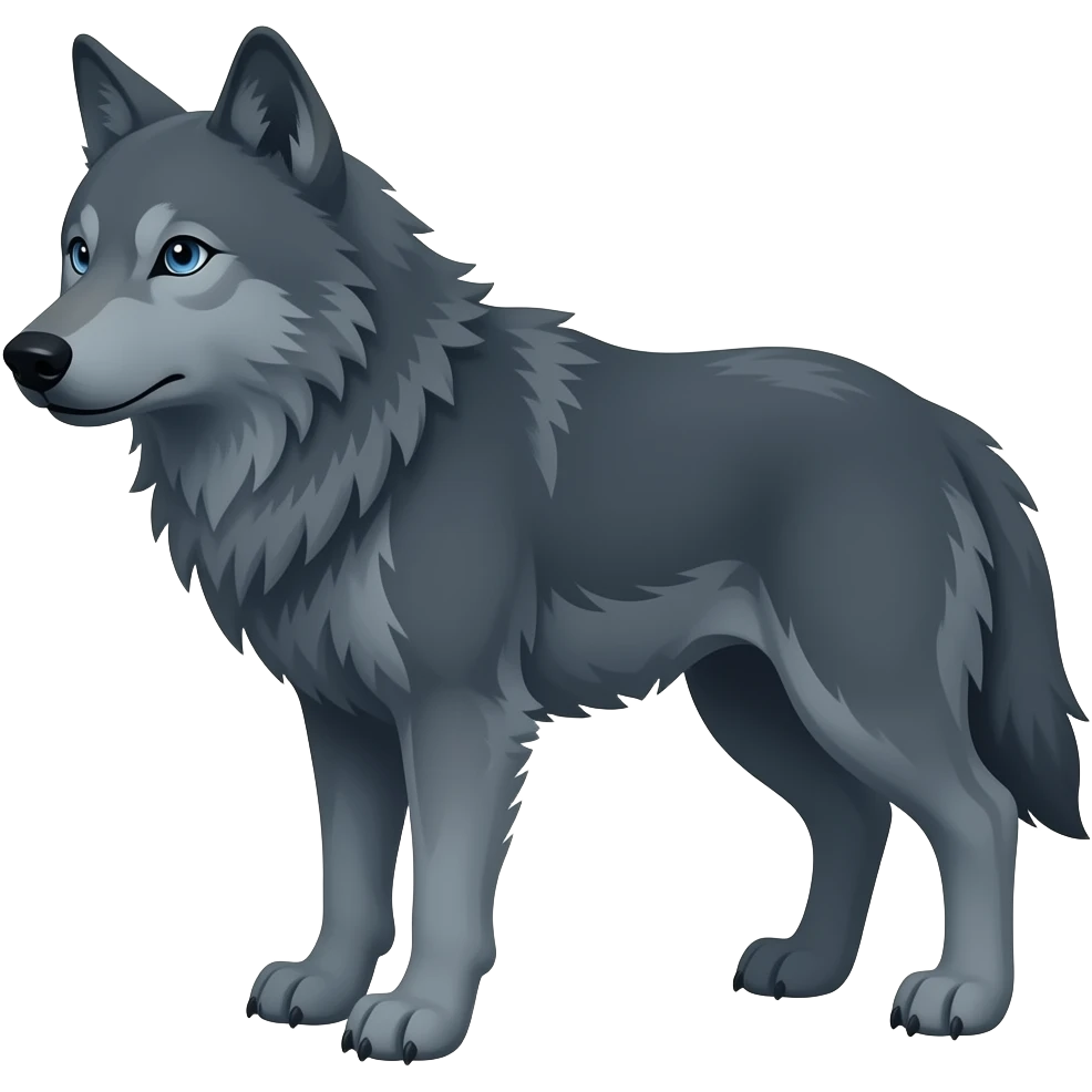 Dark Wolf emoji