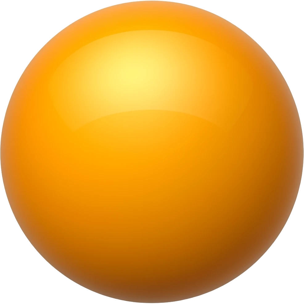 ping pong orange ball emoji